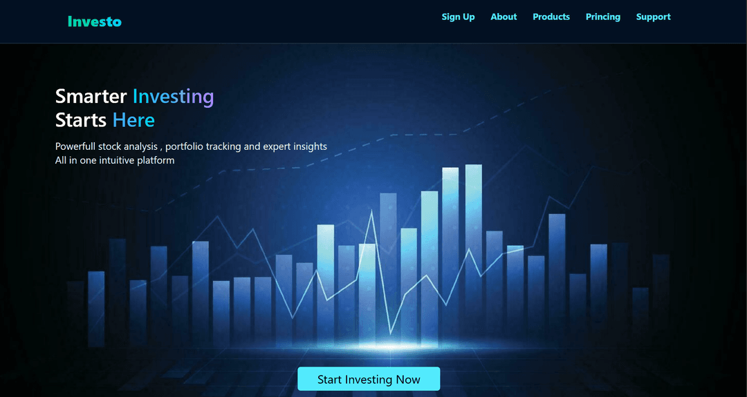 Investo – Full-Stack Stock Market Platform